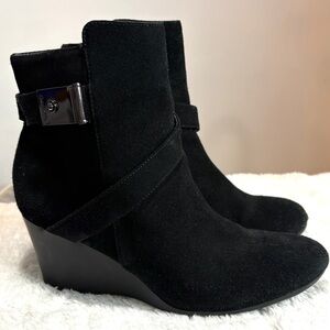 Calvin Klein Black Ankle Booties